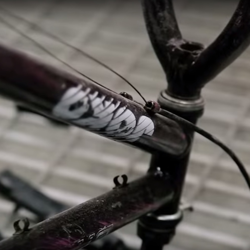 Как покрасить велосипед: вид рамы до