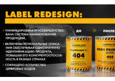 Новый дизайн баллонов Сhamaeleon