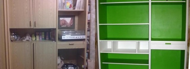 Как покрасить старый шкаф своими руками