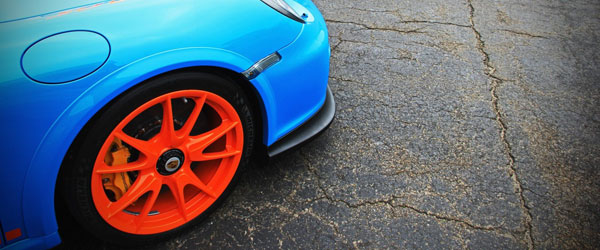 В какой цвет покрасить диски на синей машине - 4