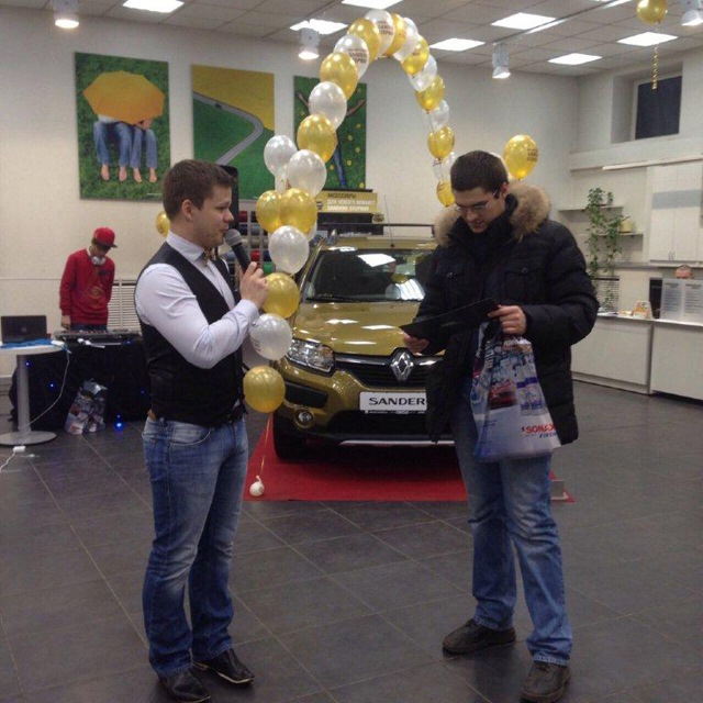 Презентация нового Renault Sandero Stepway – Sonax дарит подарки!