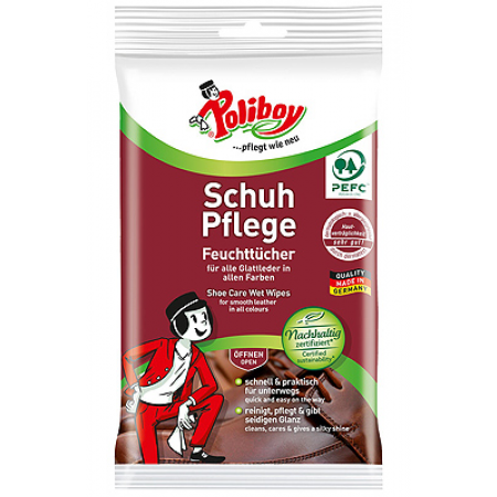 Влажные салфетки для обуви