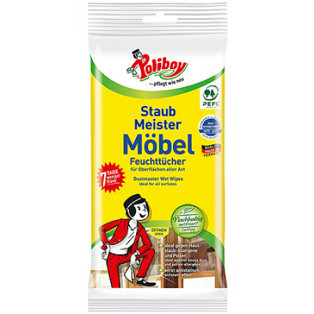 Влажные салфетки для ухода за мебелью