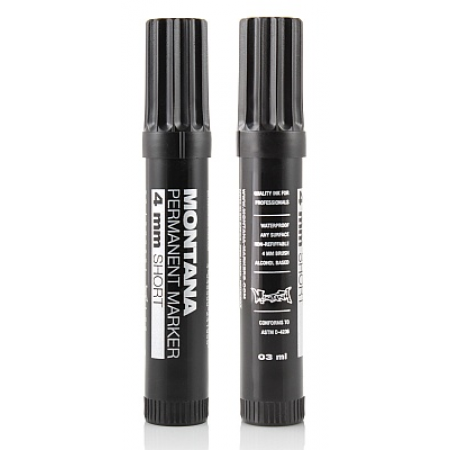 Маркер Permanent короткий черный