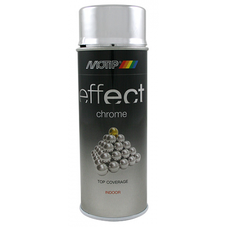 Деко Эмаль серебристый хром