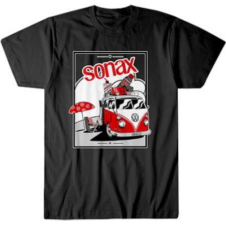 Футболка "SONAX RETRO" черная размер S