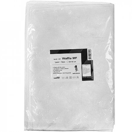 Вафельное полотенце для сушки 350г/м2 60 x 82cm Waffle Dry Towel 1уп.х10шт
