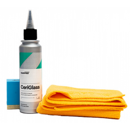 Очиститель для стекла- паста для очистки и полировки (набор) CeriGlass Kit 150ml