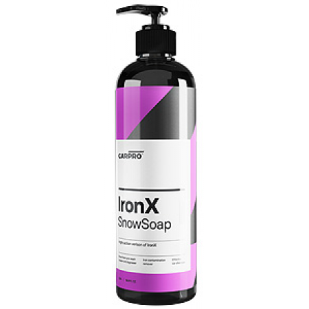 Очиститель коррозии-металлических вкраплений шампунь +Помпа IronX Snow Soap 500ml