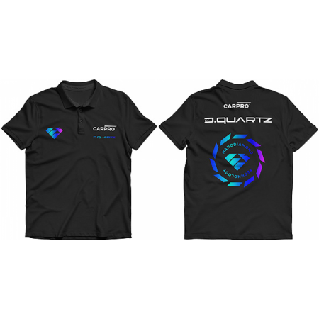 Футболка поло "CARPRO"  черная D.QUARTZ
