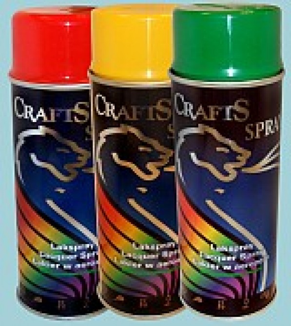 Расширение ассортиментного ряда - аэрозольные краски Crafts!